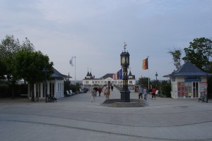 Zugang zur Seebrücke in Ahlbeck